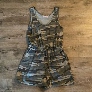 New Pink Lily medium romper